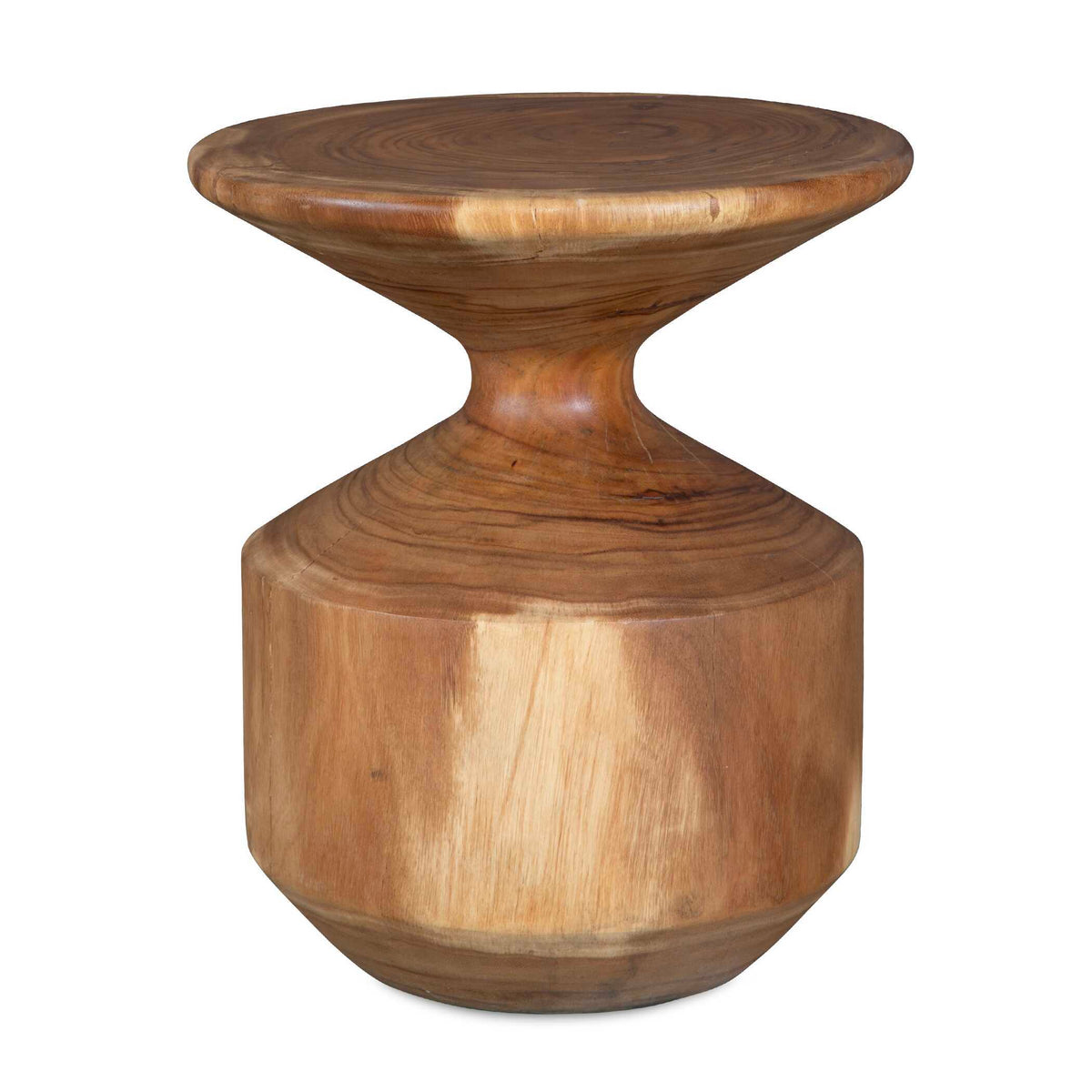 Lynx Hourglass Accent Table - Dark Brown by Uttermost - View 1