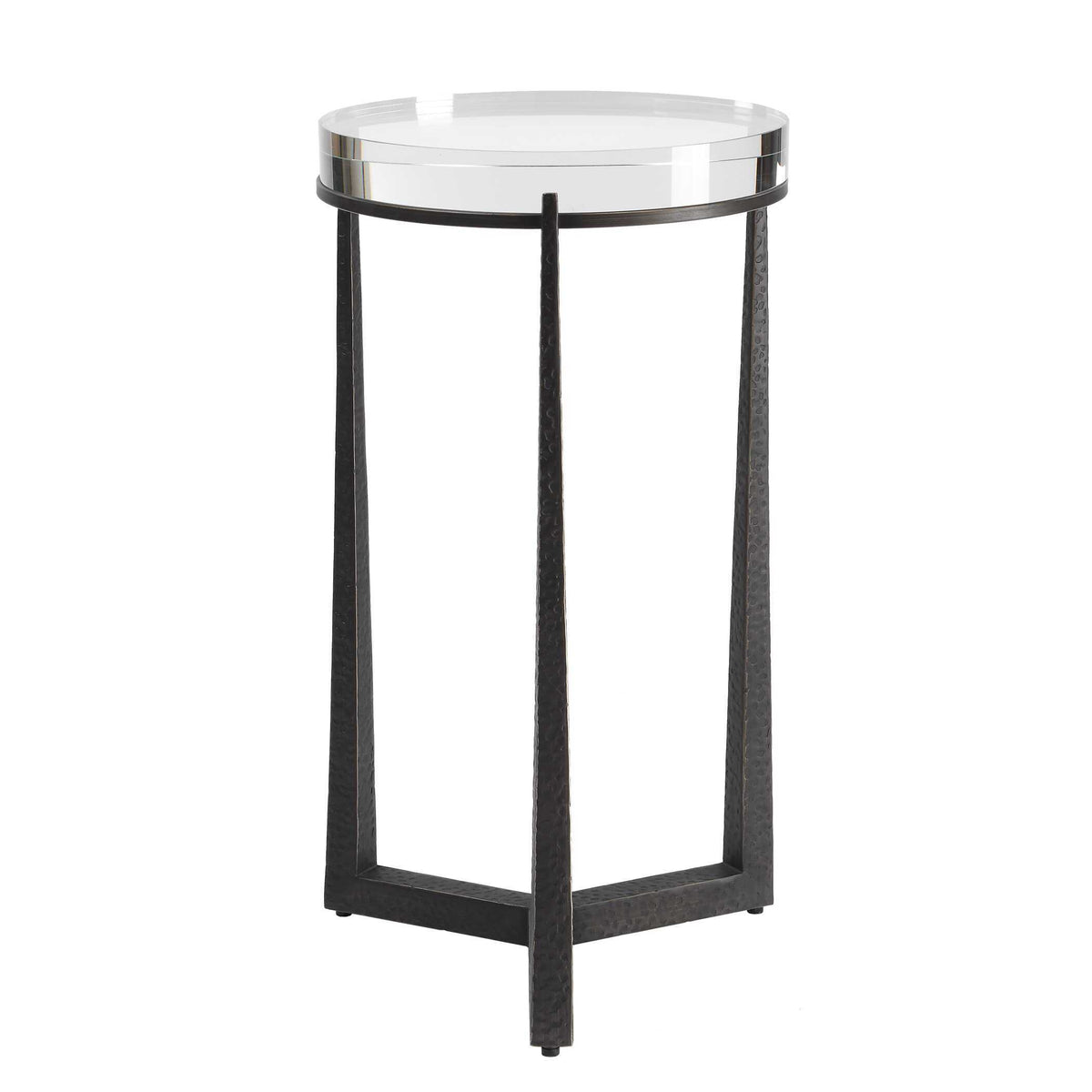 Midas Round Accent Table Dark Bronze - Black by Uttermost - View 5