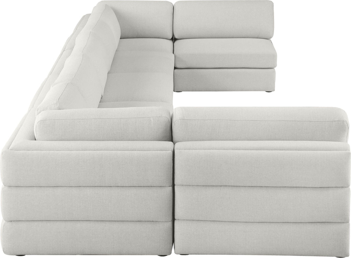 Beckham - Modular Sectional 7 Piece - Beige | Home Elegance USA
