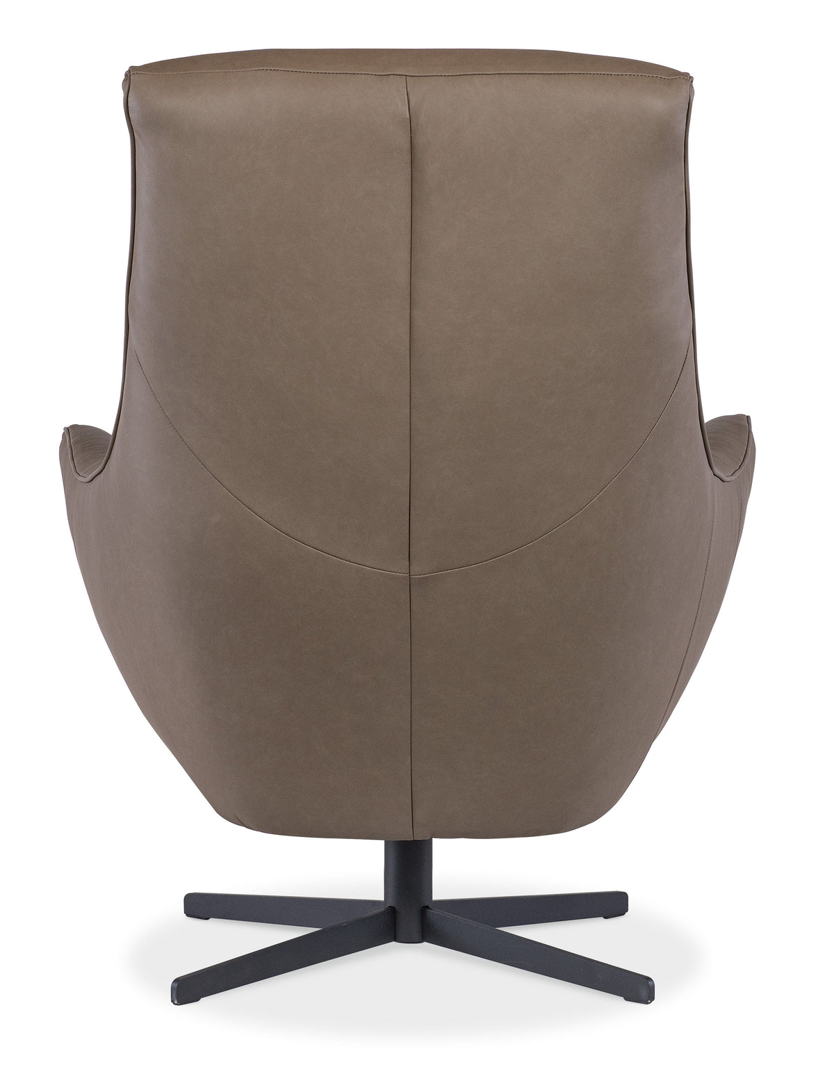 Hughes Swivel Chair - Dark Brown by Hooker Furniture - View 2