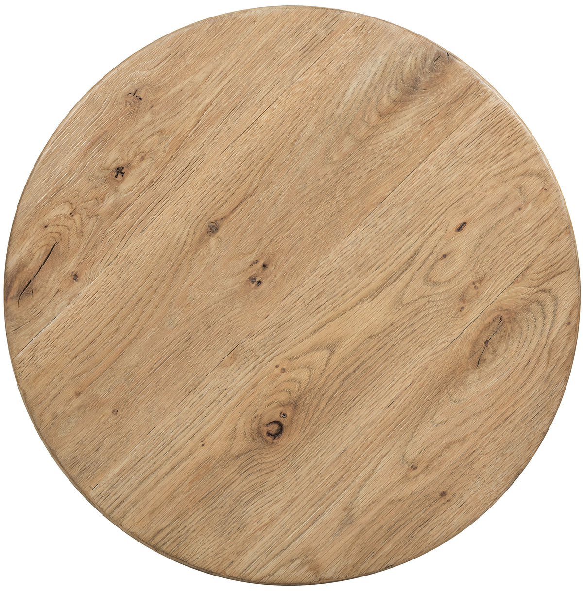 Driftwood Round End Table Buckboard - Light Brown by Hooker Furniture - View 5
