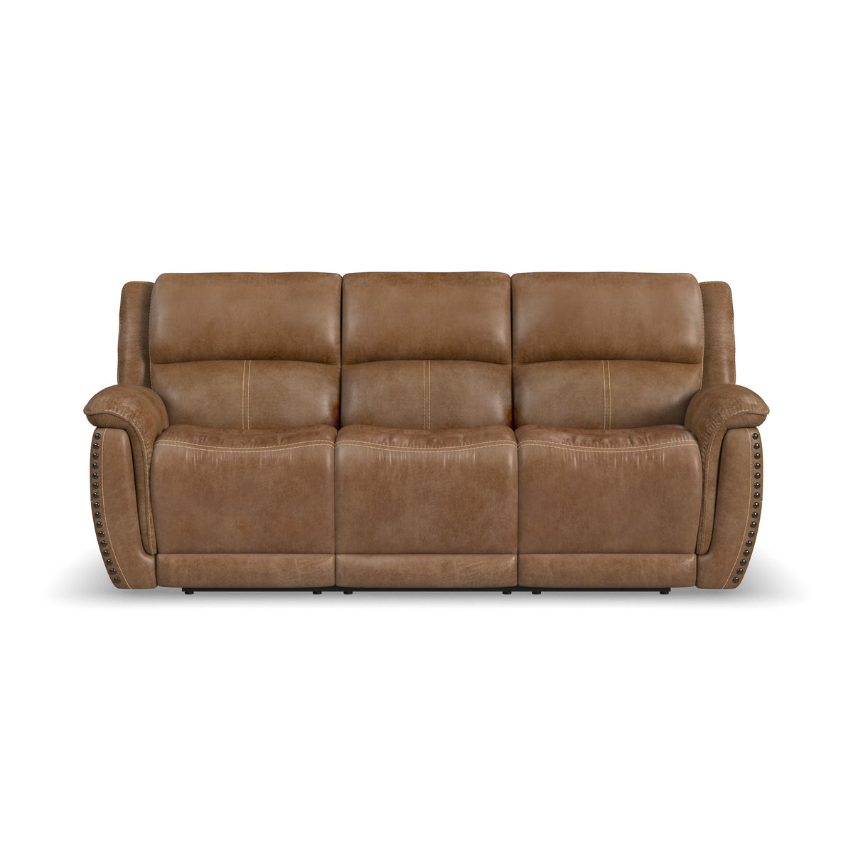 Beau Power Reclining Sofa With Power Headrests - Silt | Flexsteel