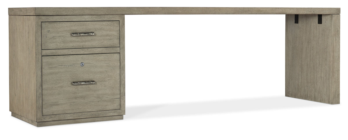 Linville Falls 96" Desk With One File - Gray by Hooker Furniture - View 1