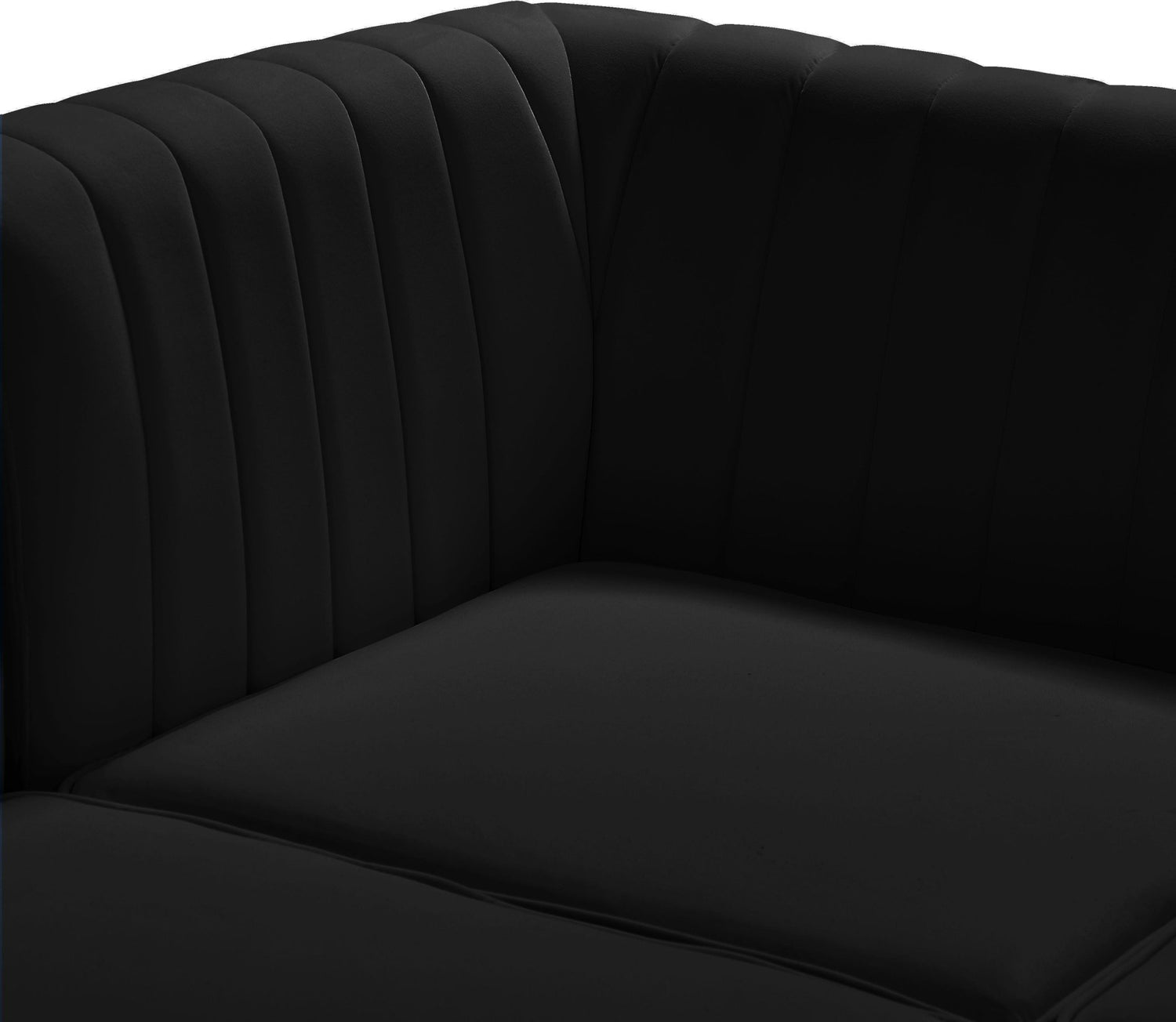 Alina - Modular Sectional 8 Piece - Black - Fabric | Home Elegance USA
