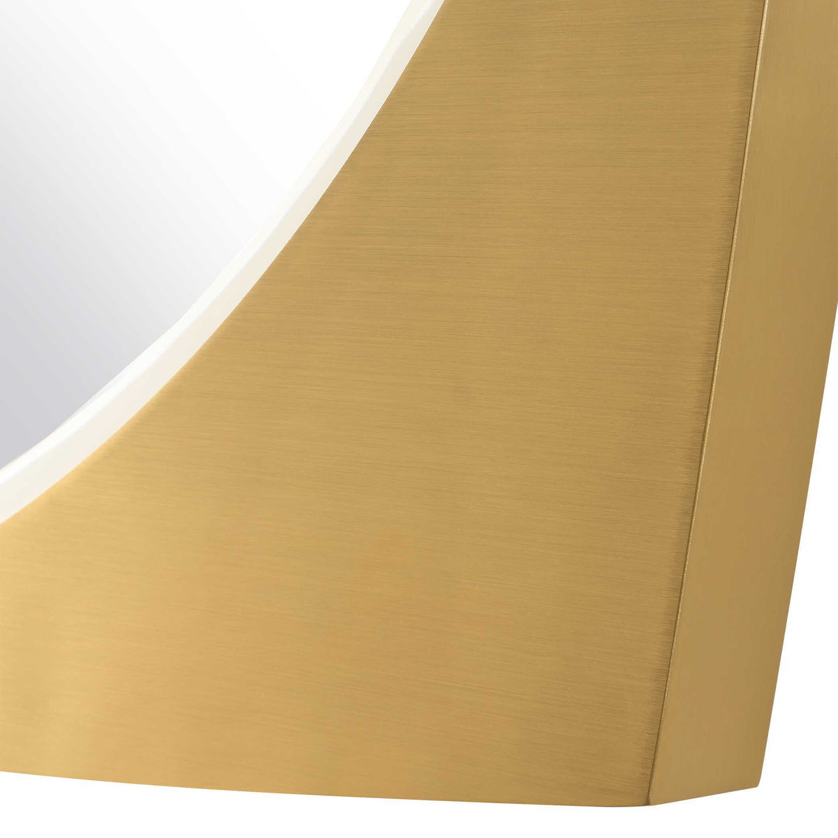 Neilia Round Mirror Brass - Gold by Uttermost - View 5