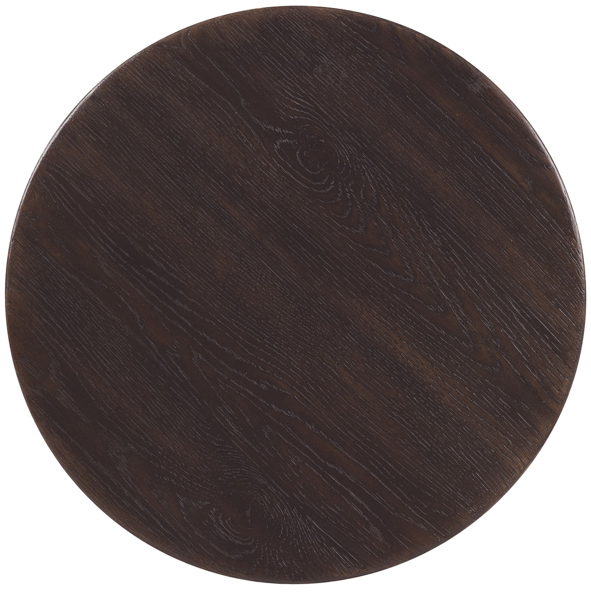 Driftwood Round End Table Burnt Timber - Black by Hooker Furniture - View 6