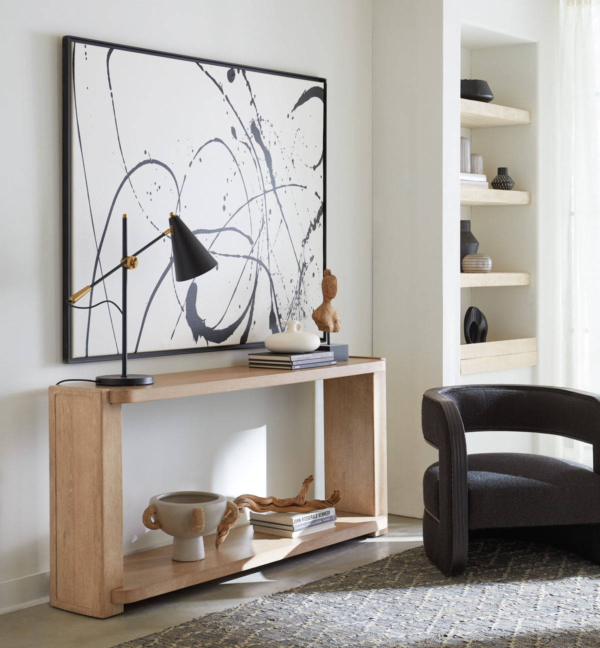 Retreat Console Table - Beige by Hooker Furniture - View 4