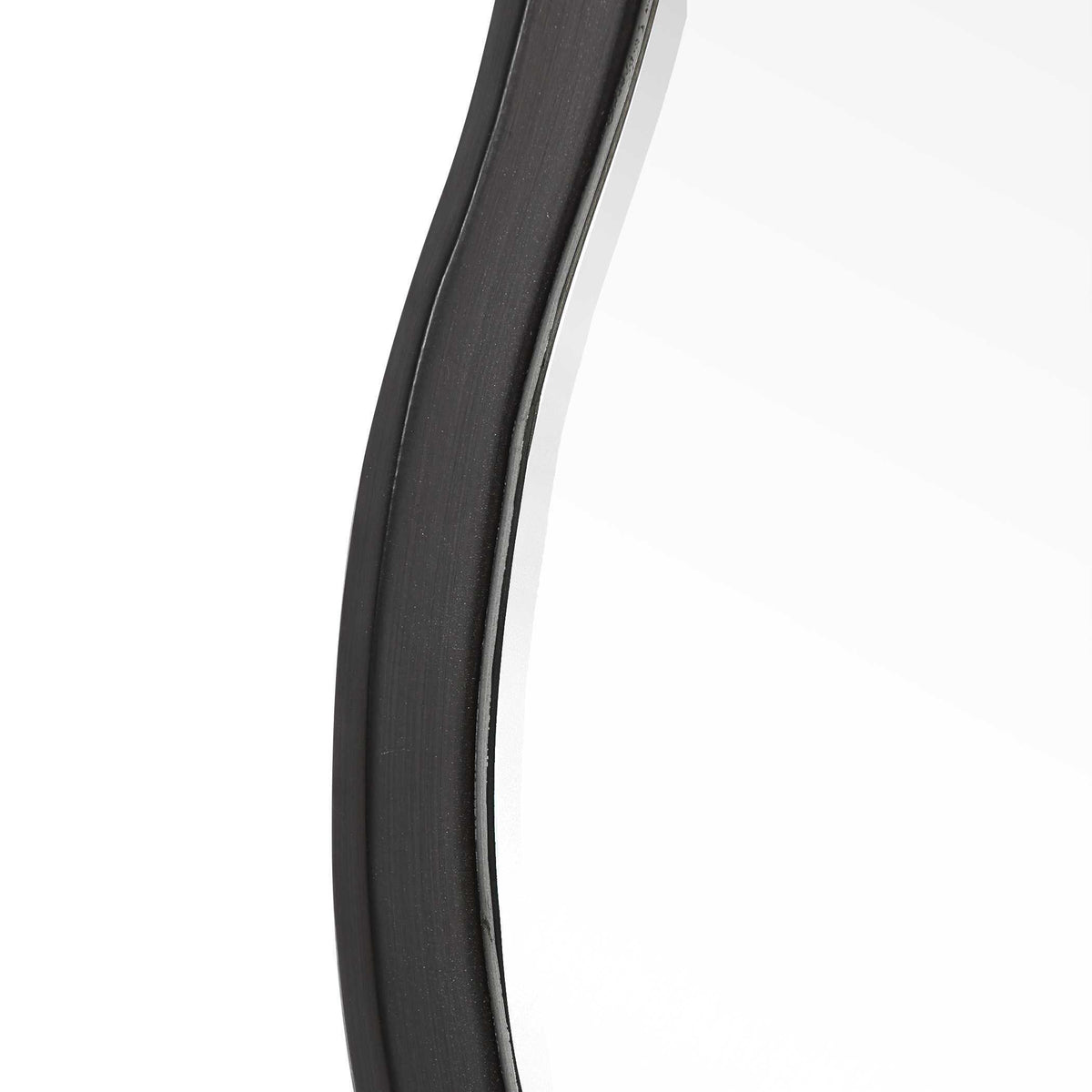 Aneta Round Mirror - Black by Uttermost - View 4