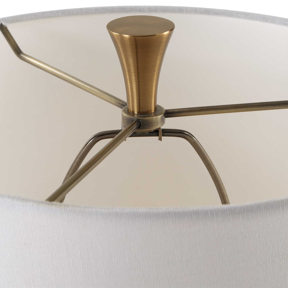 Colette White Stone Table Lamp by Uttermost - View 6