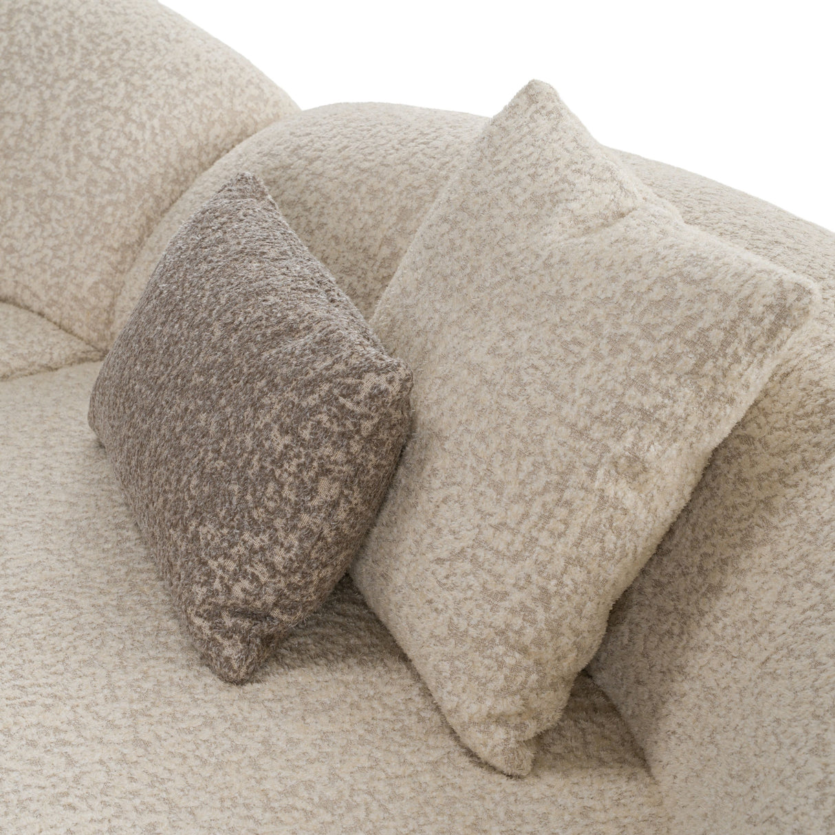 Delvan Contemporary Beige Fabric Right Facing Chaise Sectional Sofa | VIG Furniture | Seats Up to 5