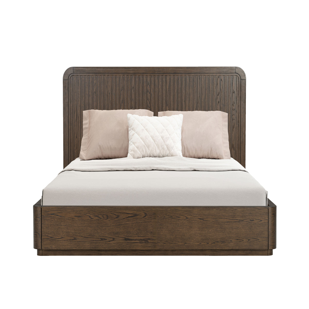 Athens Queen Panel Bed - Dark Brown | Flexsteel