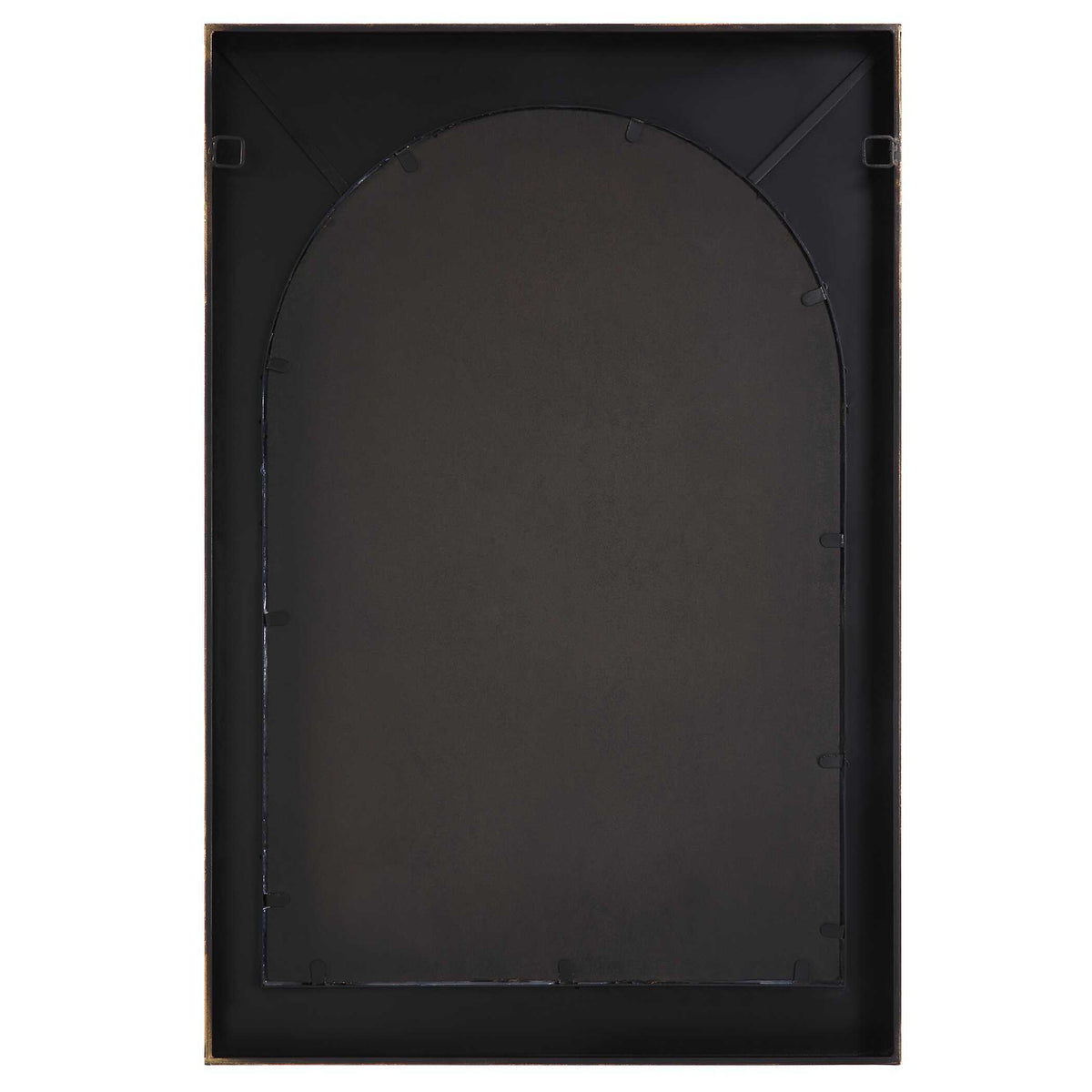 Crisanta Gloss White Arch Mirror by Uttermost - View 6