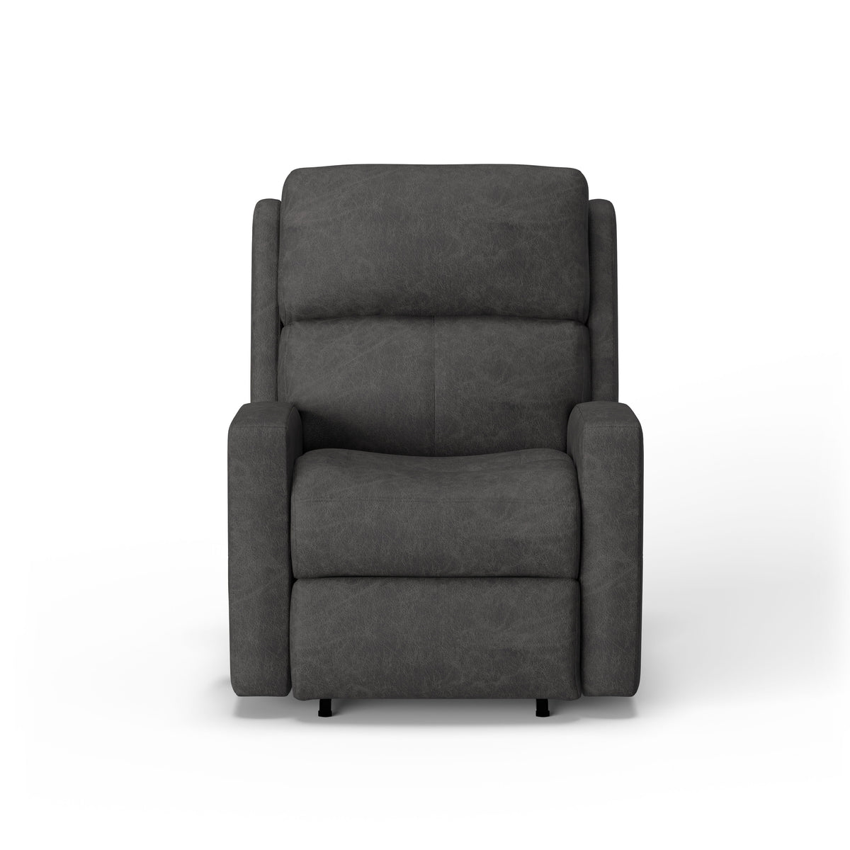 Catalina Transitional Leather Power Rocking Recliner, Power Headrest | Flexsteel