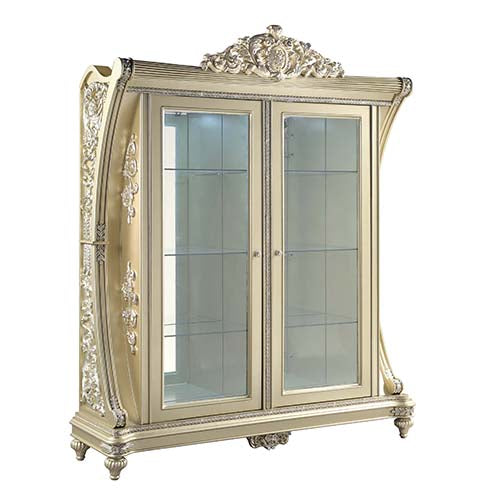 Acme - Vatican Curio DN00470 Champagne Silver Finish