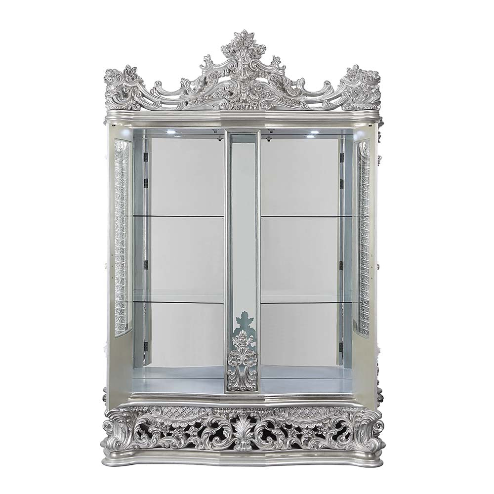 Acme - Valkyrie Curio DN00692 Antique Platinum Finish