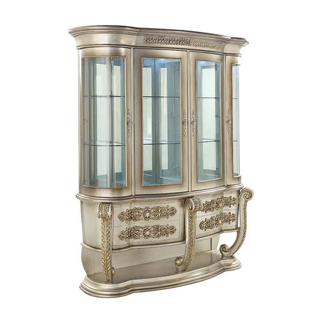 Danae Curio DN01200 Champagne & Gold Finish | Acme | Home Elegance USA
