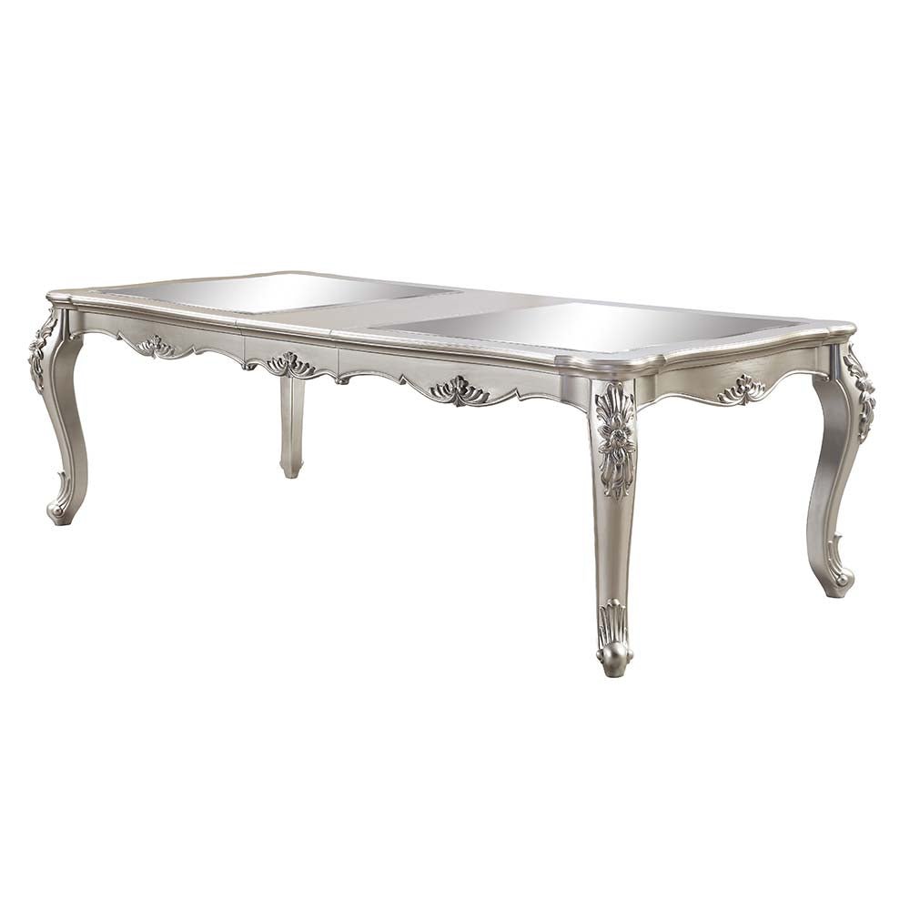 Bently Dining Table DN01367 Champagne Finish | Acme | Home Elegance USA