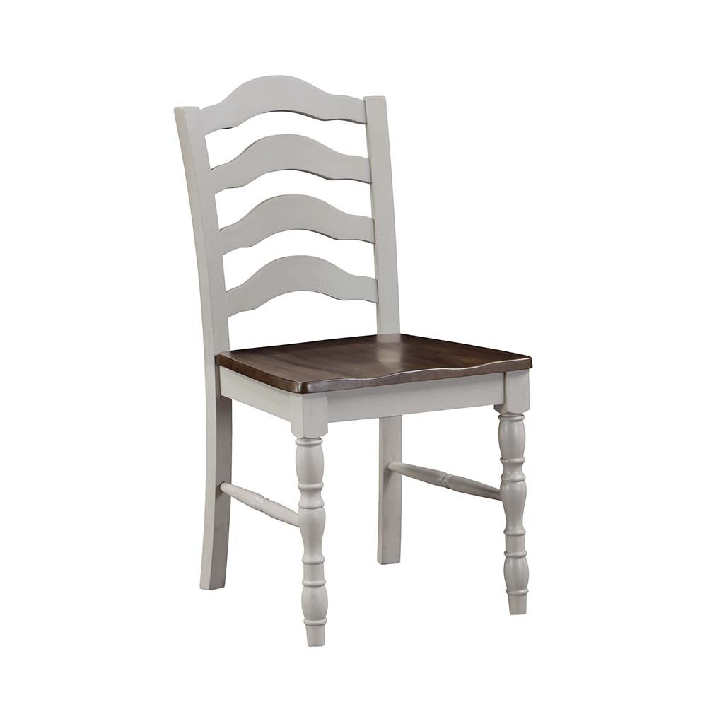 Bettina 5PC Pack Dining Set DN01438 Gray & Weathered Oak Finish | Acme | Home Elegance USA