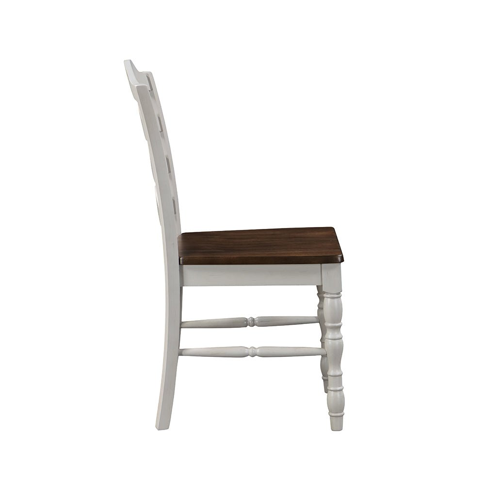 Bettina 5PC Pack Dining Set DN01438 Gray & Weathered Oak Finish | Acme | Home Elegance USA