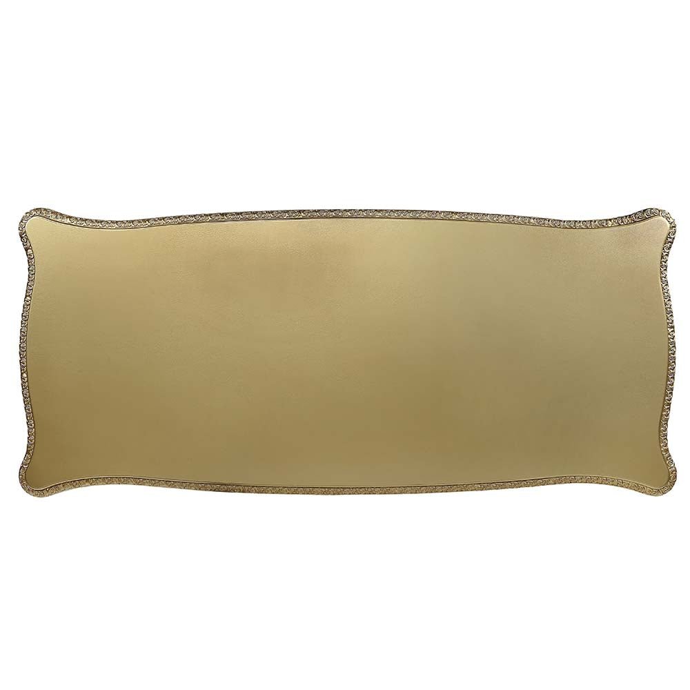 Bernadette Dining Table DN01470 Gold Finish | Acme | Home Elegance USA