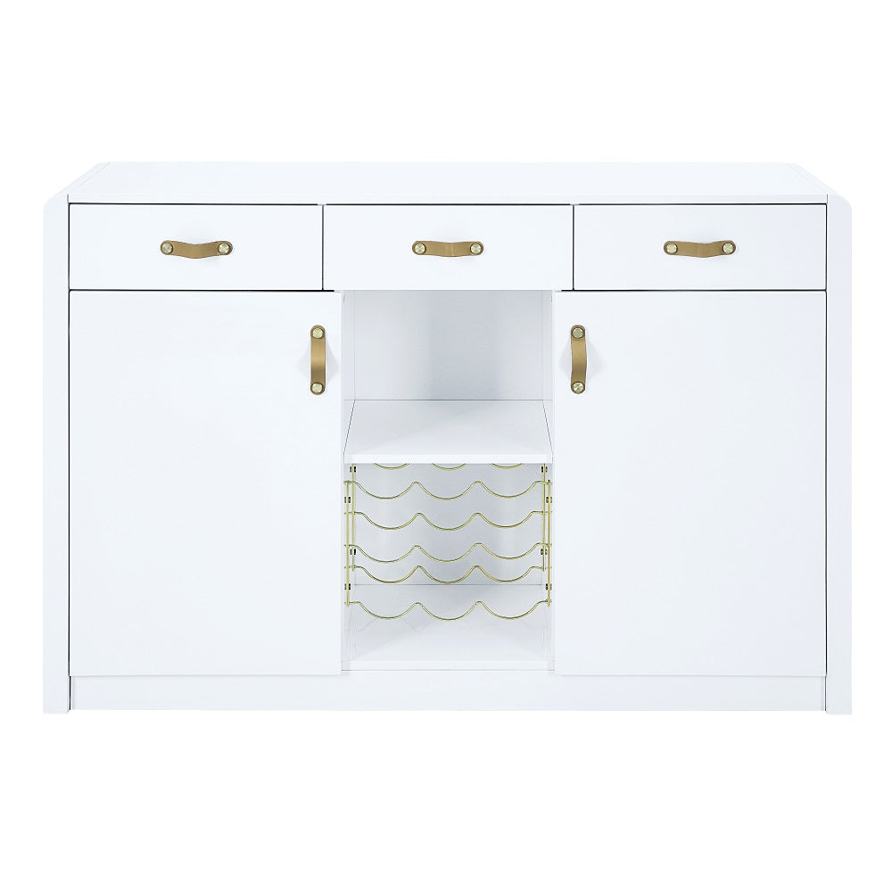 Acme - Paxley Server DN01612 White High Gloss Finish