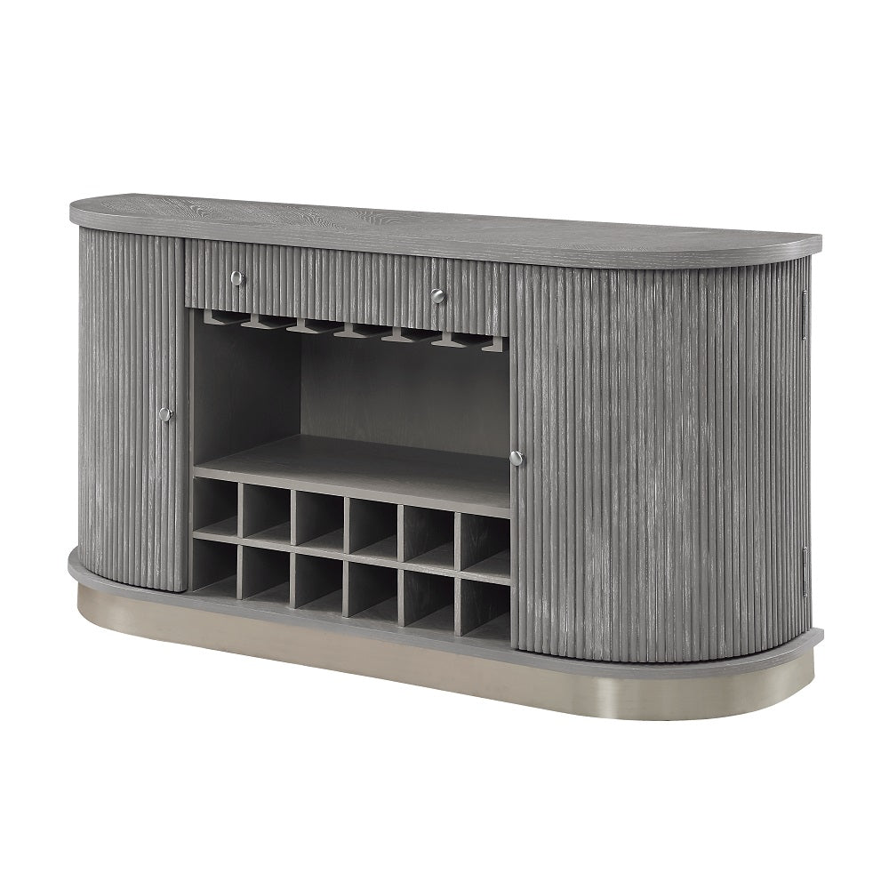Adalynn Server DN02127 Weathered Gray Oak Finish | Acme | Home Elegance USA