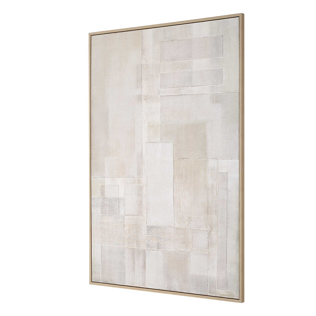 Erase Canvas Abstract Art - Gray by Uttermost - View 4