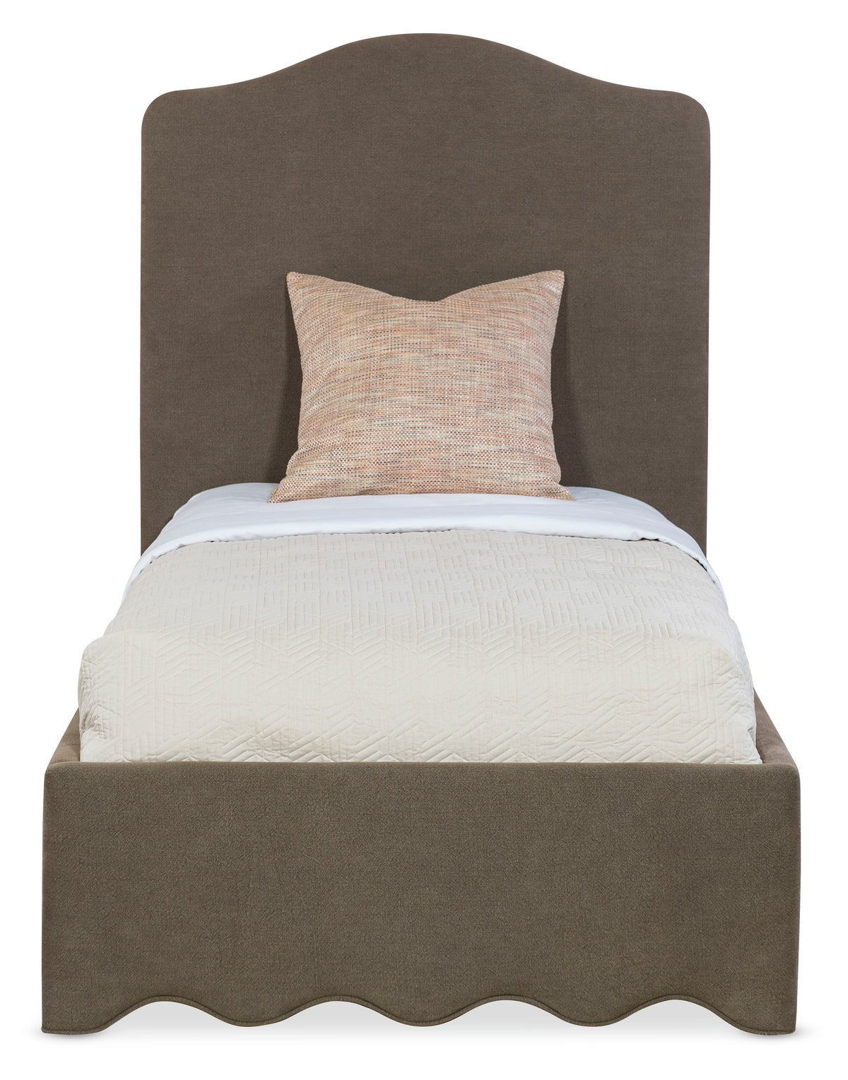 Commerce And Market Liv Twin Upholstered Bed - Dark Brown by Hooker Furniture - View 4