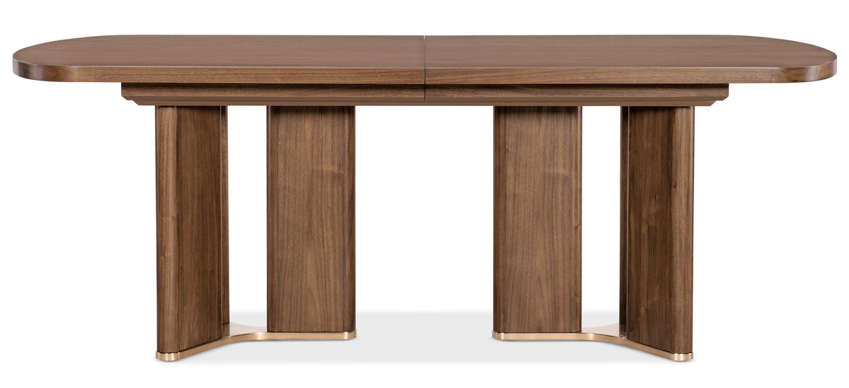 Eleana Rectangular Dining Table With Two Leaves Medium Wood - Dark Brown by Hooker Furniture - View 4