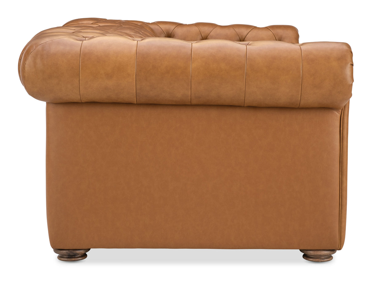 Glover Power Reclining Loveseat With Power Headrest - Light Brown by Hooker Furniture - View 5