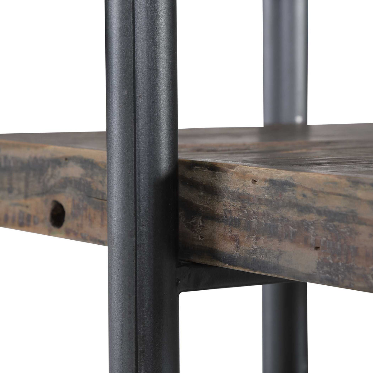 Stilo Urban Industrial Etagere - Dark Brown / Dark Gray by Uttermost - View 5