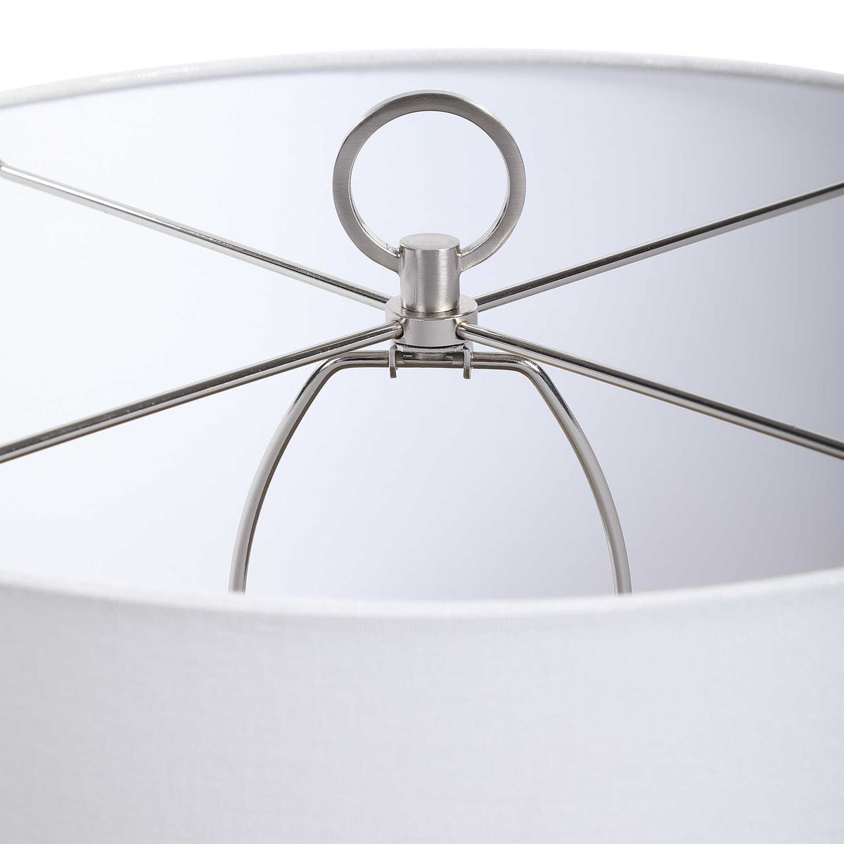 Cyprien Table Lamp Gray White - Dark Gray / White by Uttermost - View 7