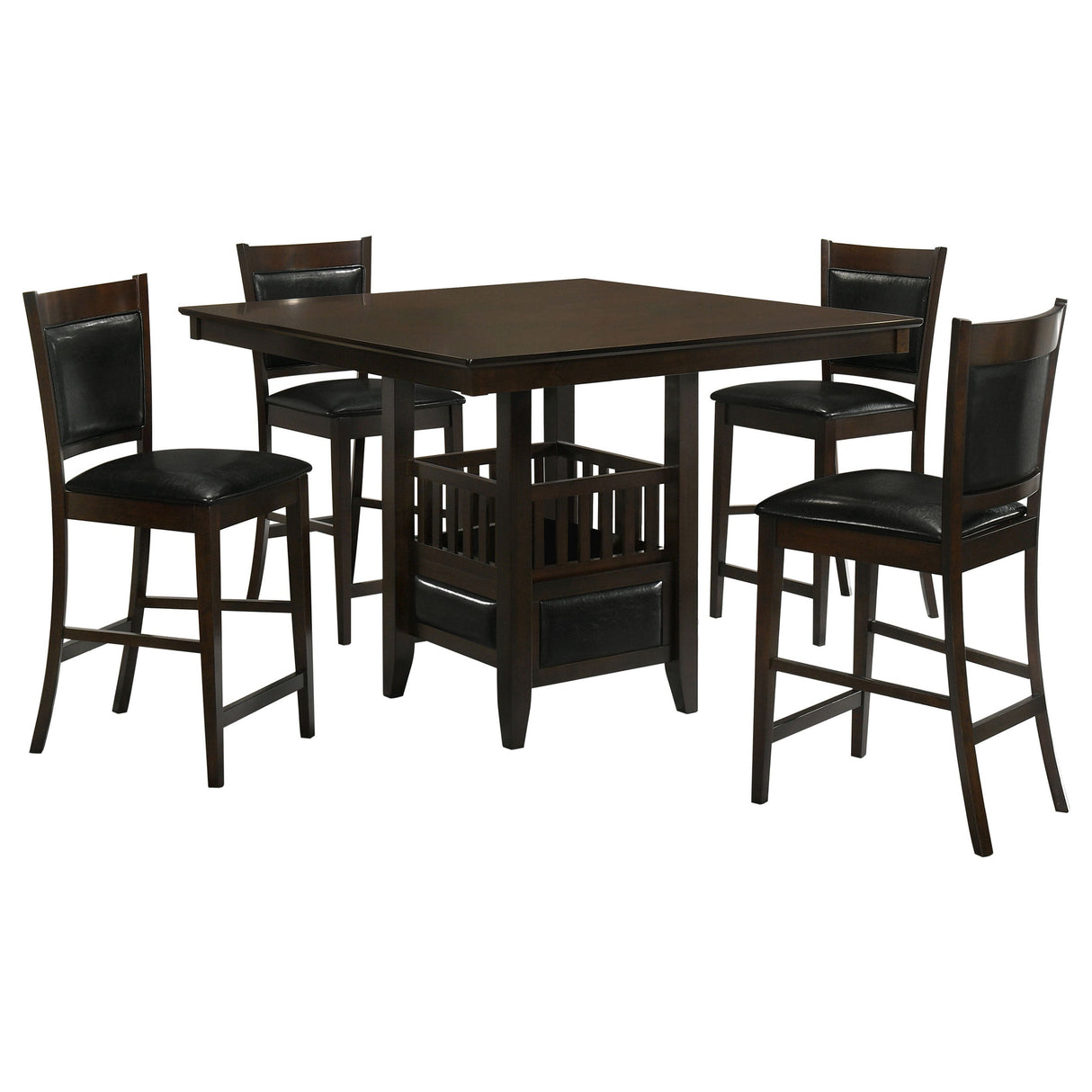 Finley Espresso 5-piece Dining Set - sold by Home Elegance USA