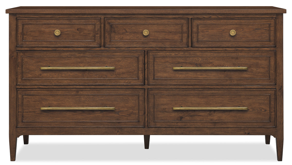 Cashiers Dresser Chestnut - Dark Brown by Hooker Furniture - View 3