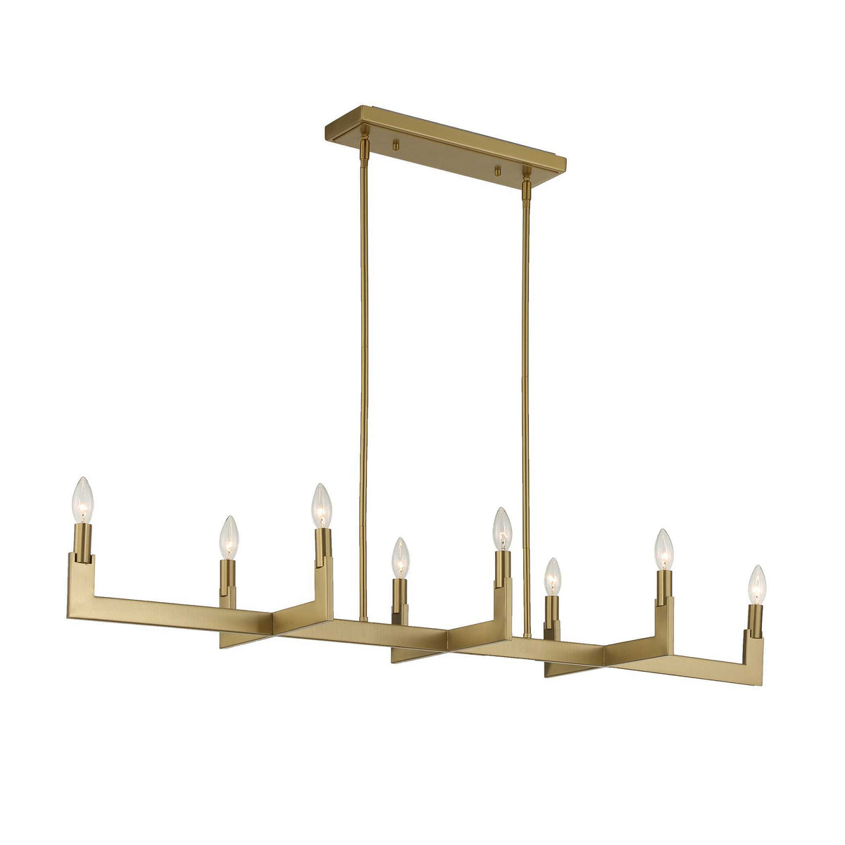 Cordoba 8 Light Linear Chandelier - Gold by Uttermost - View 6