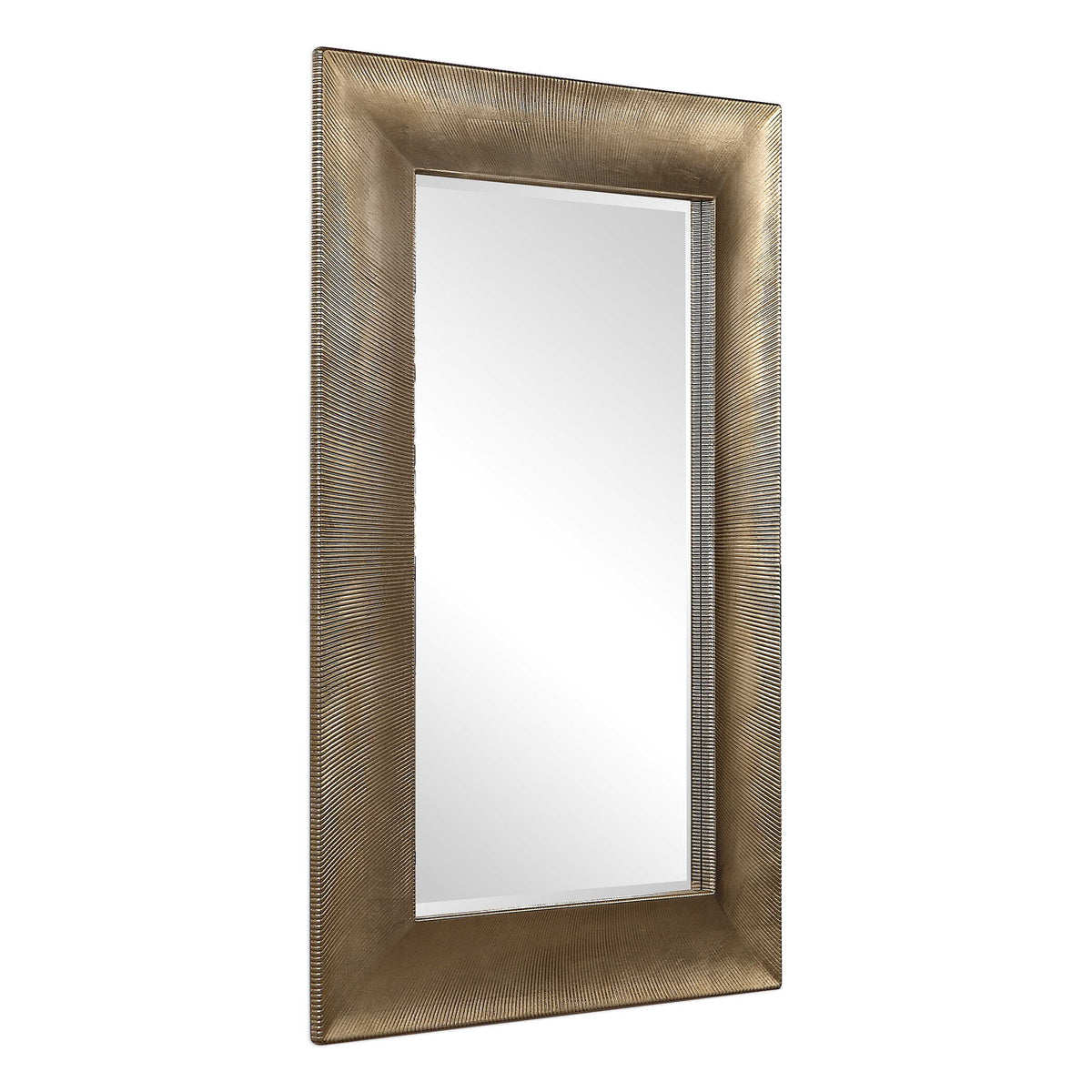 Valenton Large Mirror Champagne - Light Brown by Uttermost - View 3
