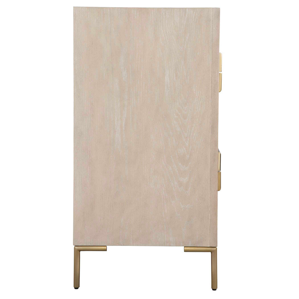 Alessia Light Oak Accent Chest - Gray by Uttermost - View 5