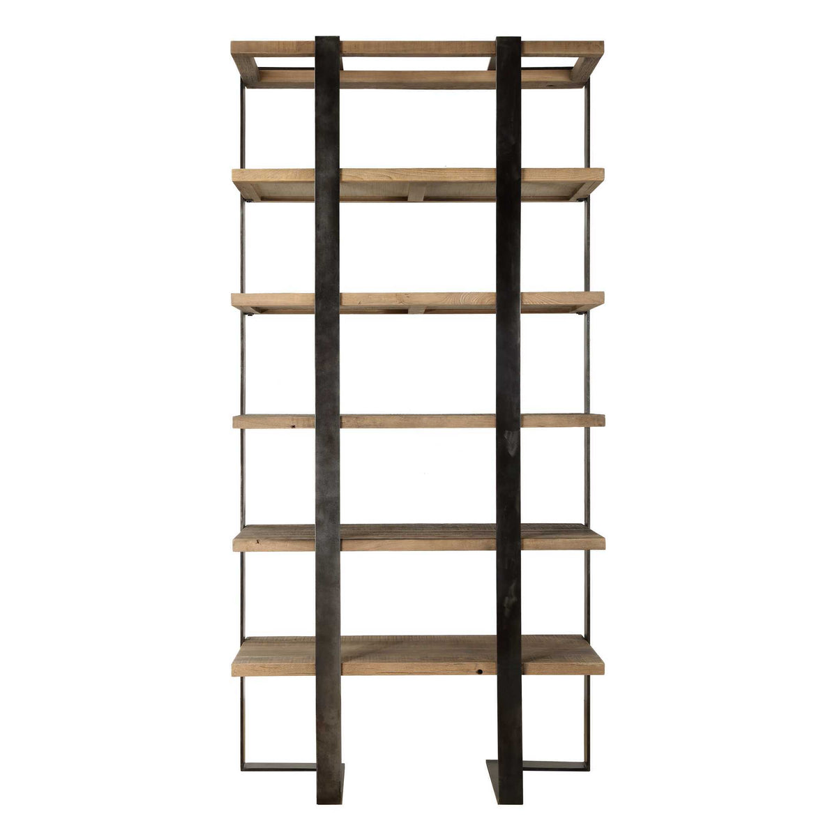 Felix Reclaimed Oak Etagere - Light Brown by Uttermost - View 7