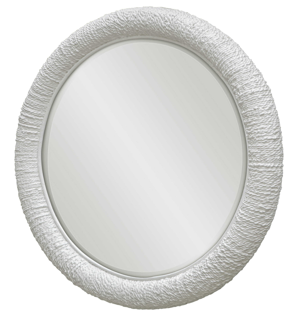 Mariner Round Mirror - White by Uttermost - View 4