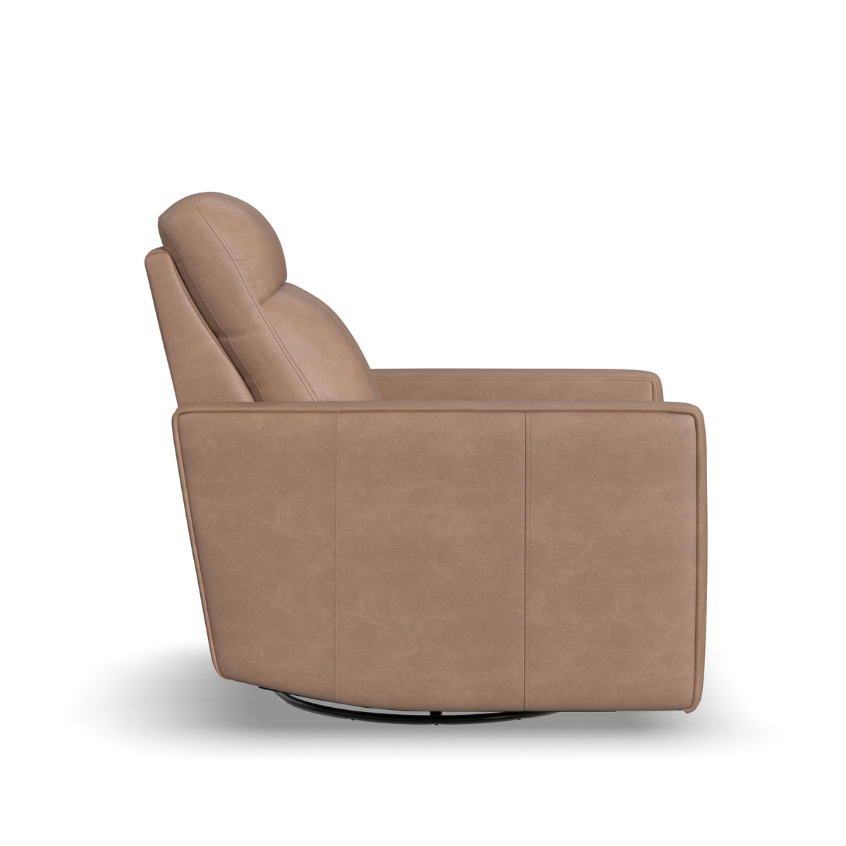 Dutch Power Swivel Gliding Recliner With Power Headrest, Lumbar, Heat & Massage - Light Brown | Flexsteel