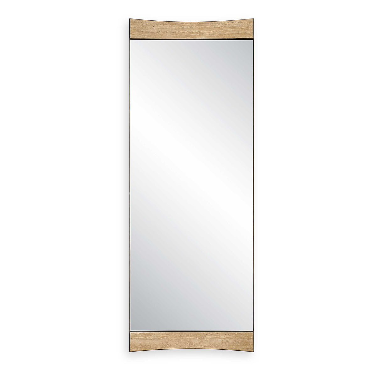 Russo Oversized Modern Mirror - Light Brown by Uttermost - View 1