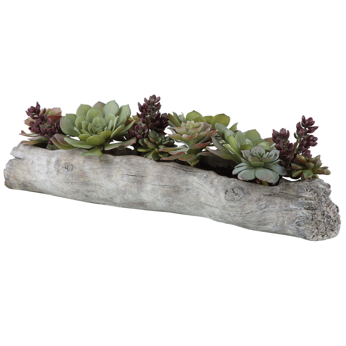 Charita Lush Succulents - Silver / Green by Uttermost - View 5