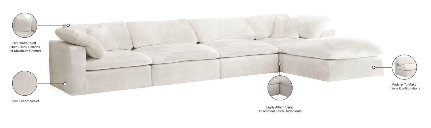 Cozy - Modular Sectional - Beige - Fabric | Home Elegance USA