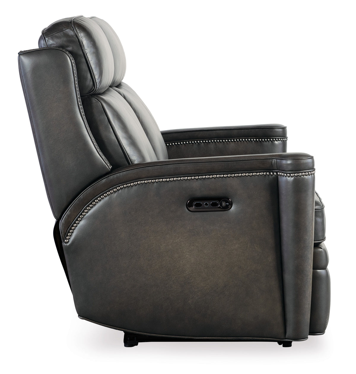 Hamilton Power Loveseat With Power Headrest - Dark Brown by Hooker Furniture - View 5