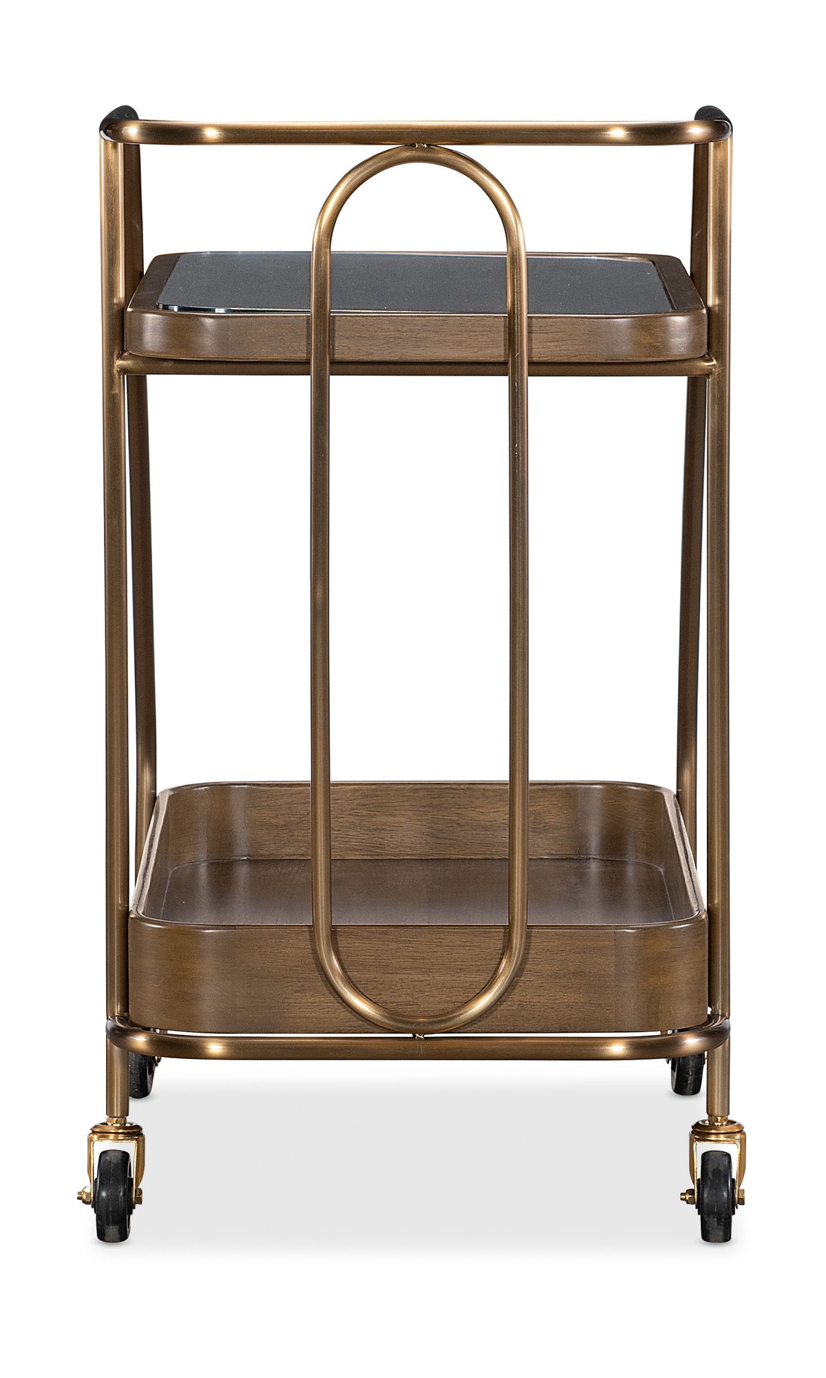 Commerce And Market Walnut Wine And Bar Cart Light Caramel - Dark Brown by Hooker Furniture - View 8