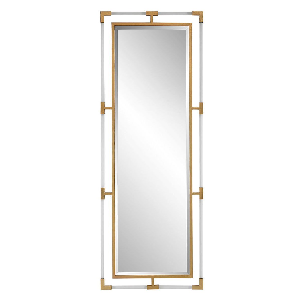 Balkan Tall Mirror - Gold by Uttermost - View 1