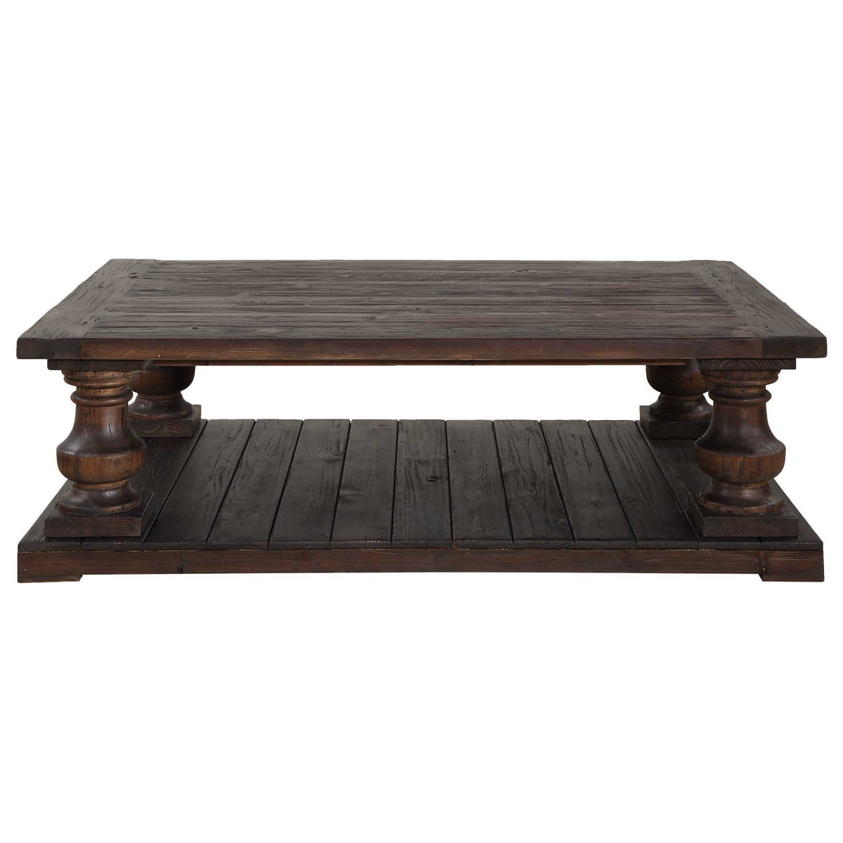 Stratford Coffee Table Walnut - Dark Brown by Uttermost - View 1