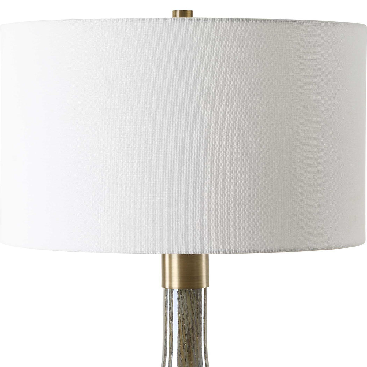 Rhine Brown Glass Table Lamp - Dark Brown by Uttermost - View 5