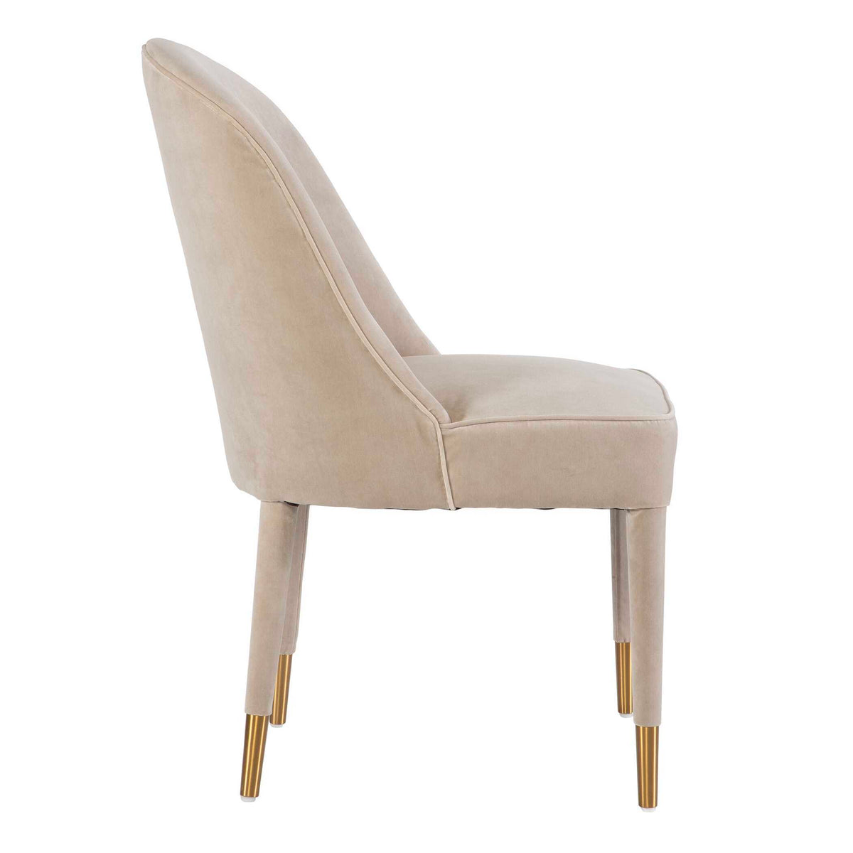 Brie Armless Chair (Set of 2) Champagne - Beige by Uttermost - View 6