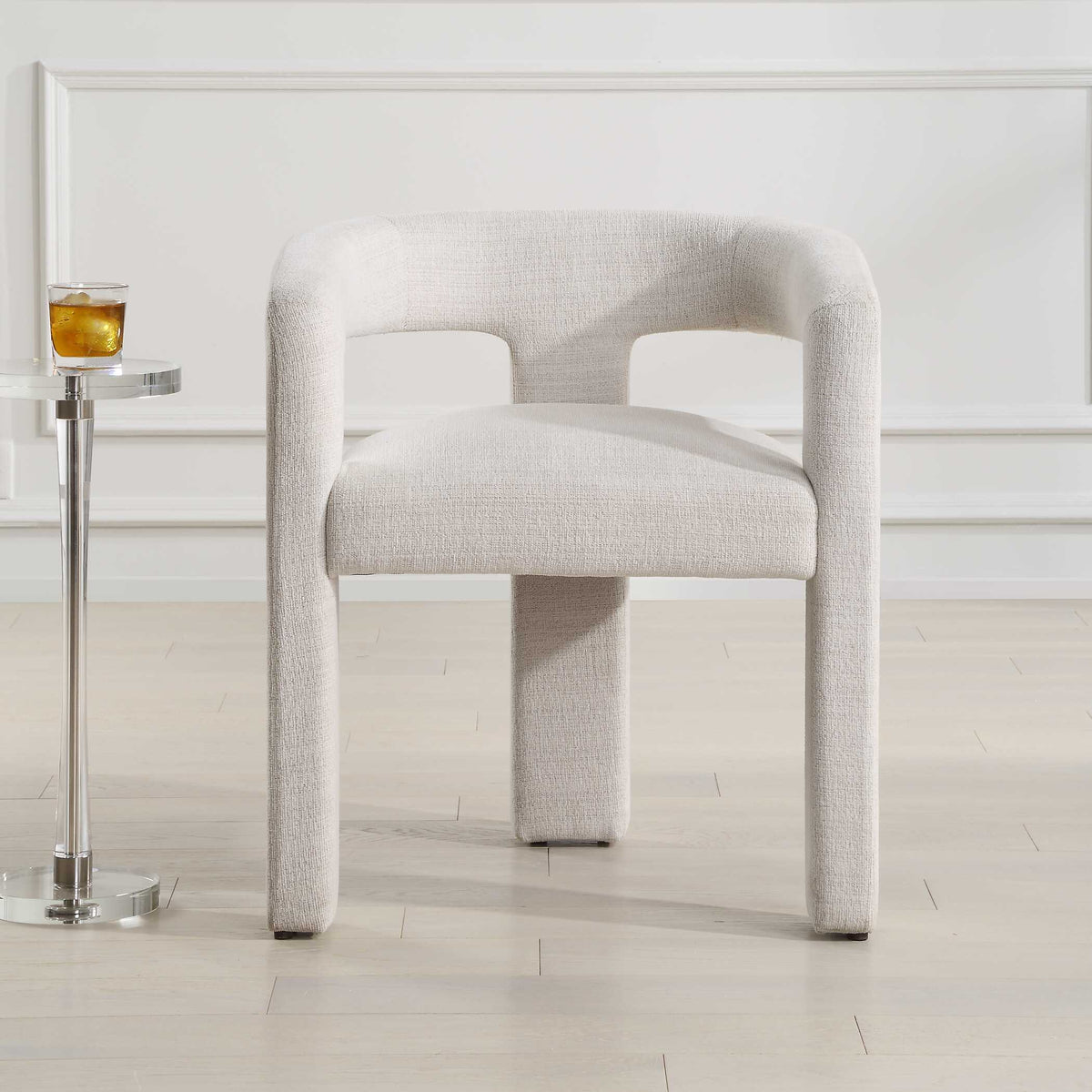 Perspective Fabric Dining Chair - Gray by Uttermost - View 2